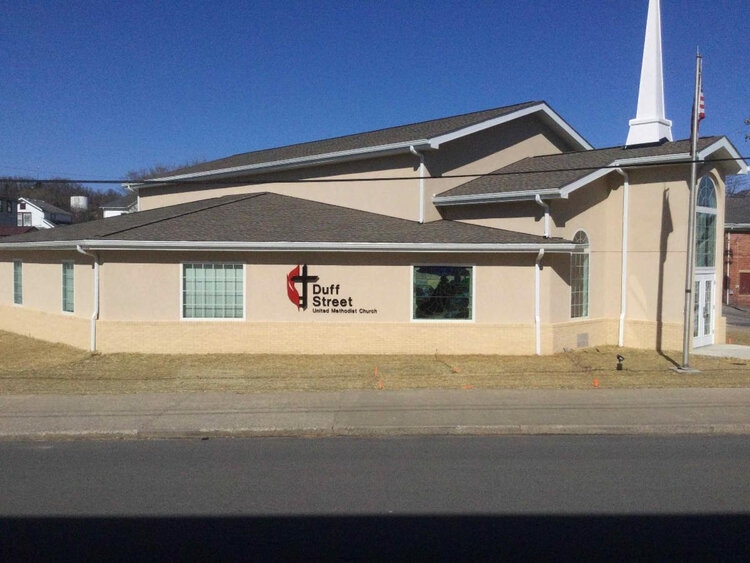 Duff Street United Methodist Church building exterior photo.